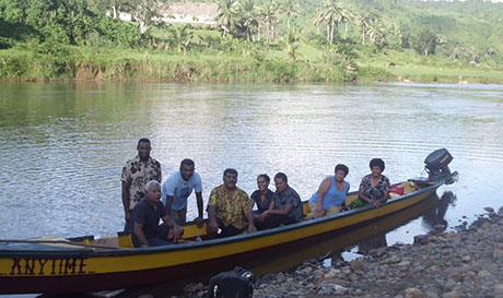 The dermatology team often need to ride, walk or take a boat to conduct leprosy screening in remote villages.