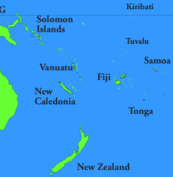 Map of Pacific